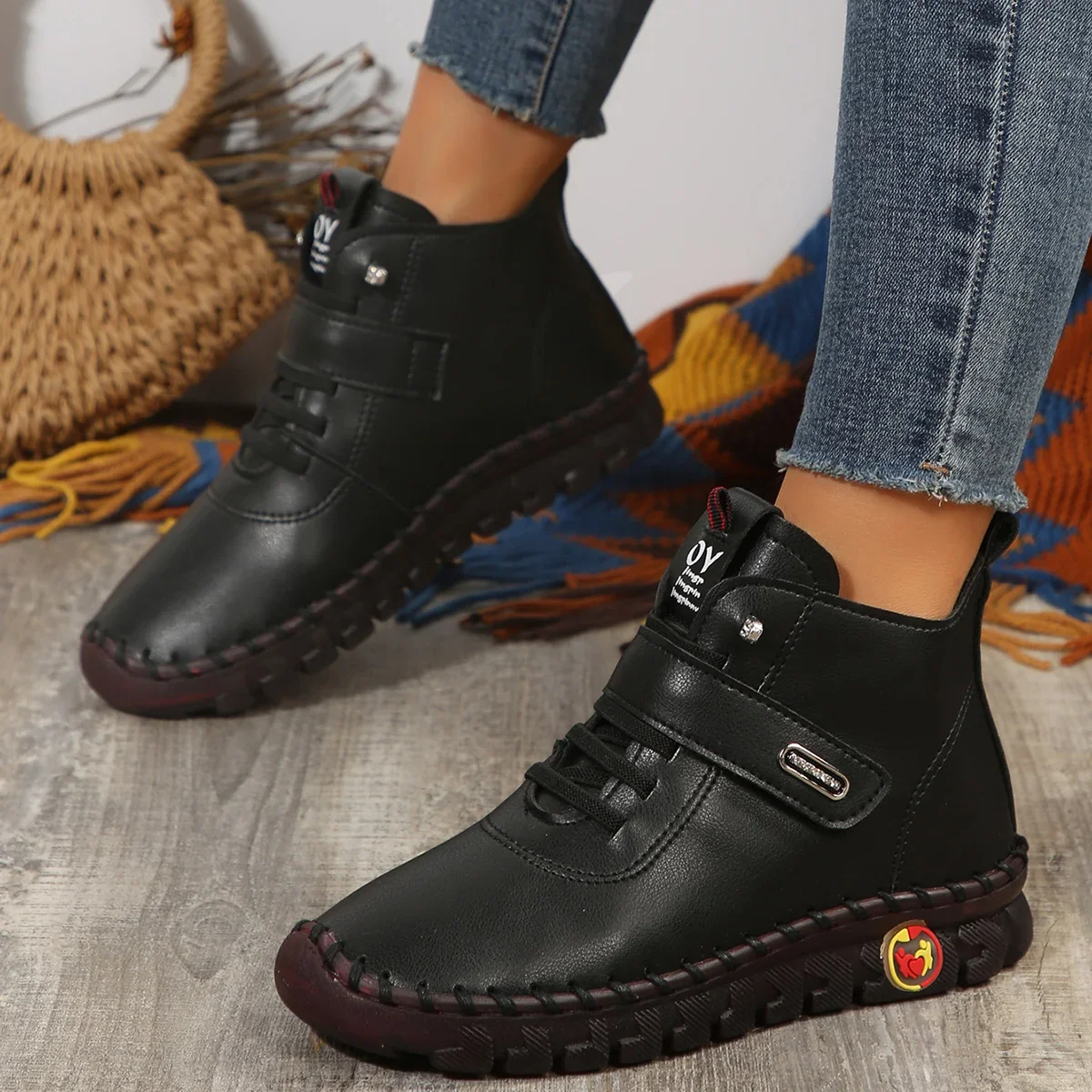 Women'S Shoes Hands Free - Boots Woman Winter 2025 New Fur