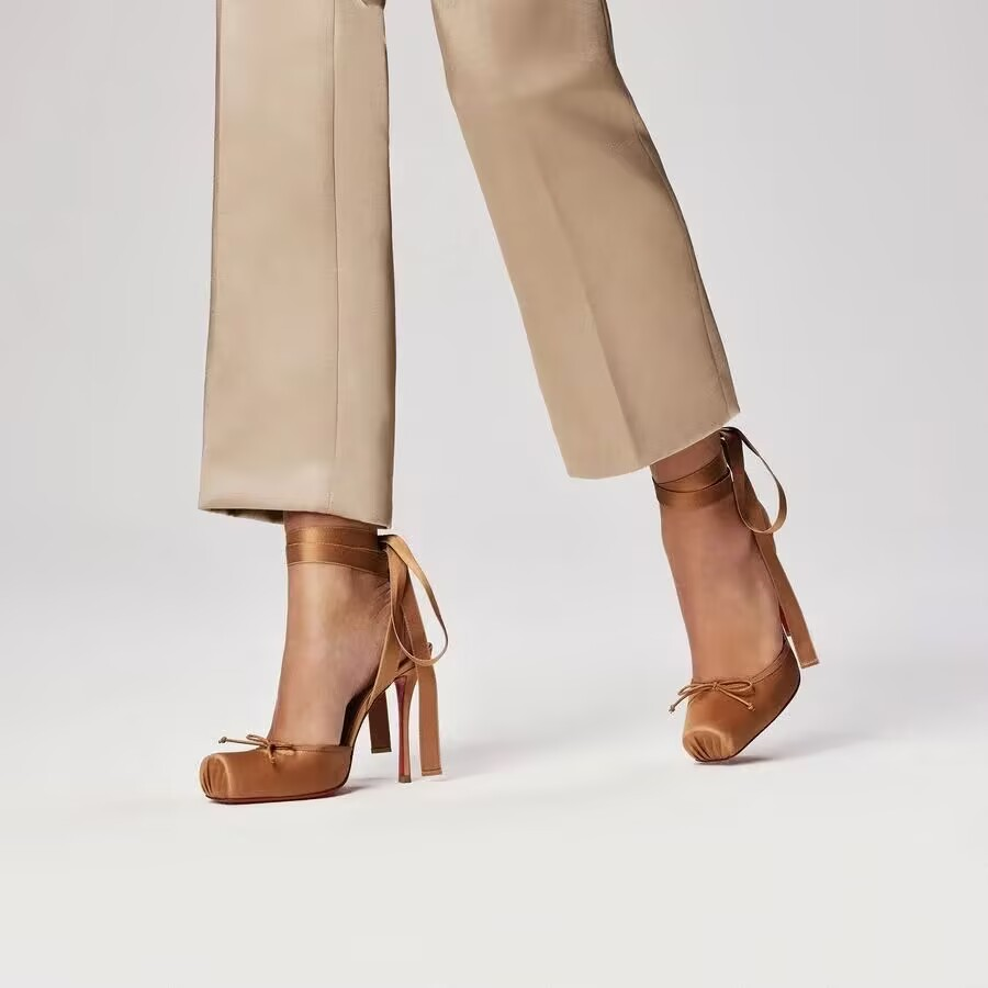 Women Shoes Ysl - 2026 Women's New Summer Square Satin