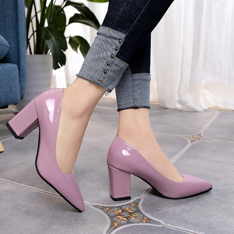 Women Shoes Ysl - High-heeled Shoes Women 2024 Pointed Shallow