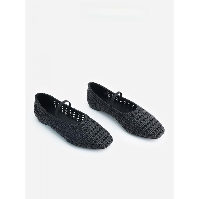 Women'S Shoes Hands Free - Dave&di Minimalist Hollowed Out Hand Woven
