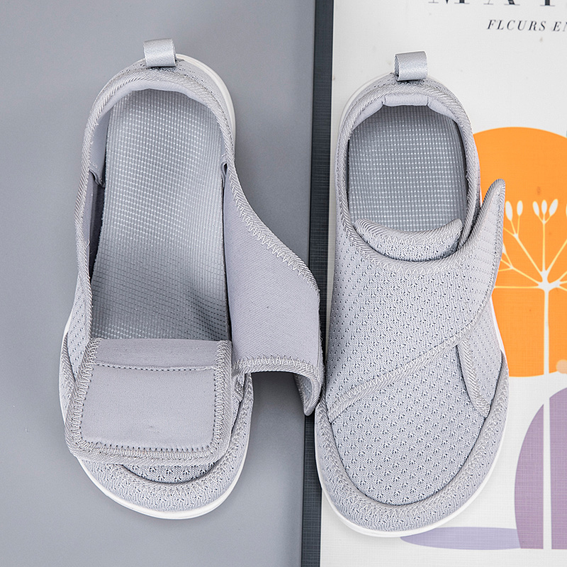 Women'S Shoes For Bunions - Open Shoes for Elderly Adjustable Diabetic