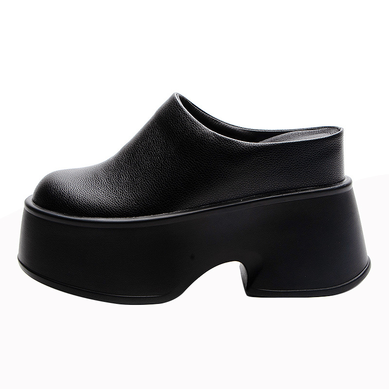 Genuine Leather Open Back Mule - Women Shoes Size Chart review and price