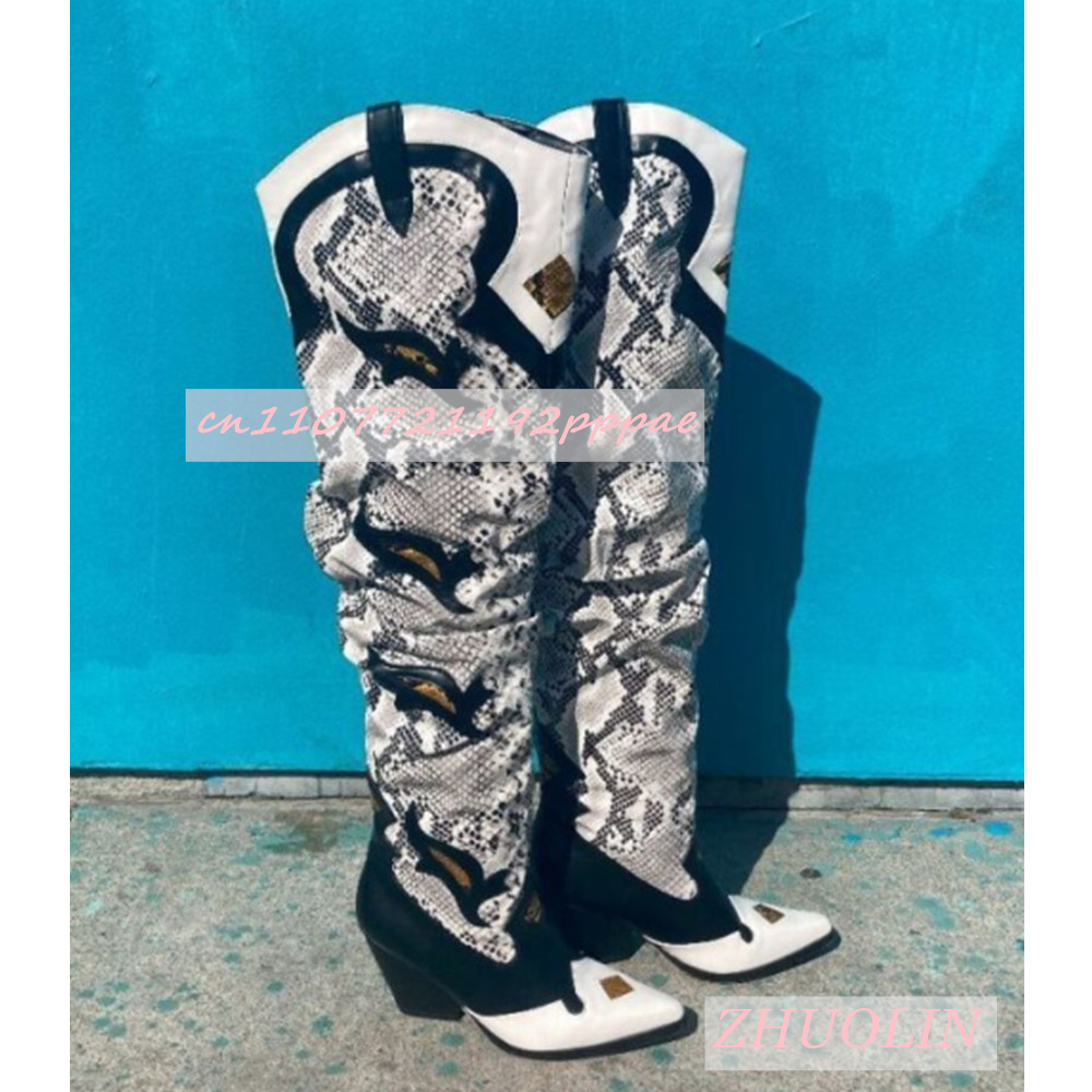 Winter Embroidered Snake Patte - Sock Boot Women review and price