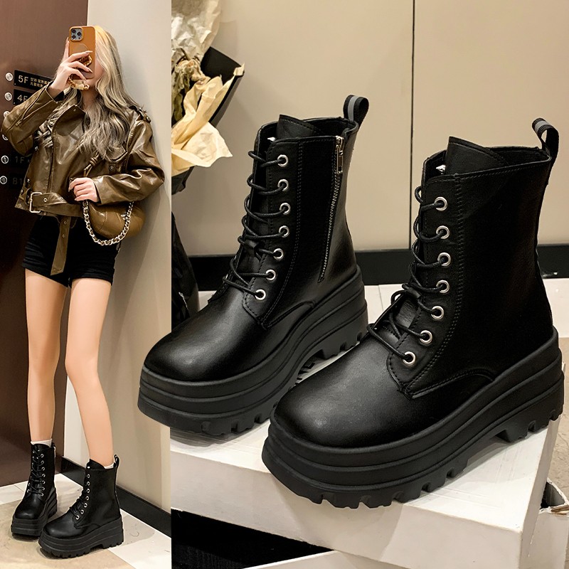 Fall/Winter New Side Zip Platf - Sock Boot Women review and price