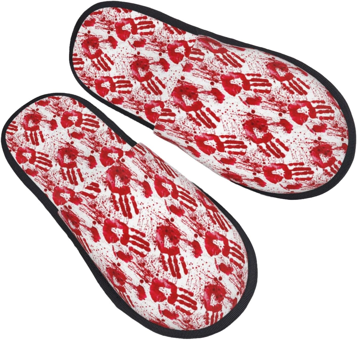 Bloody Hand Print Women Slippe - Women'S Shoes Hands Free review and price