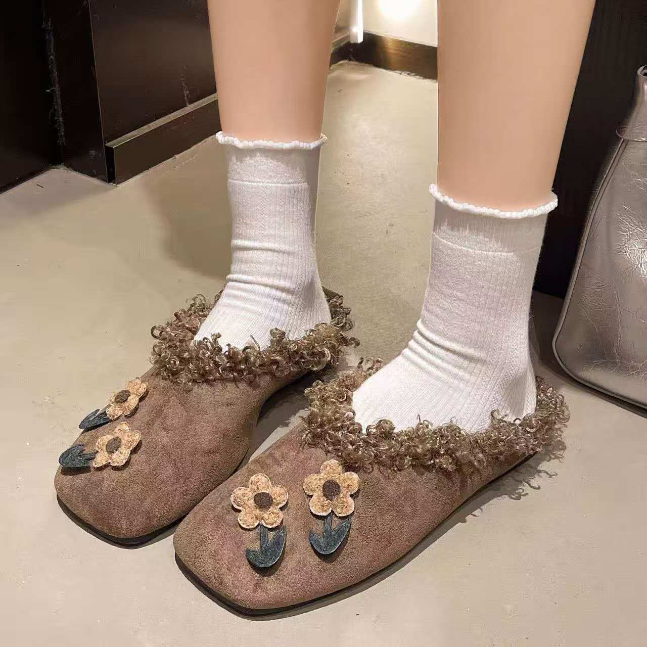 2026 Fall winter flat plush sl - Women'S Shoes Hands Free review and price