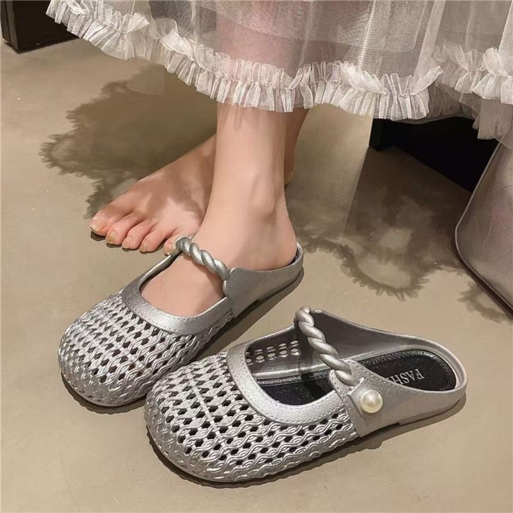 Breathable Baotou Half Slipper - Women'S Shoes Hands Free review and price