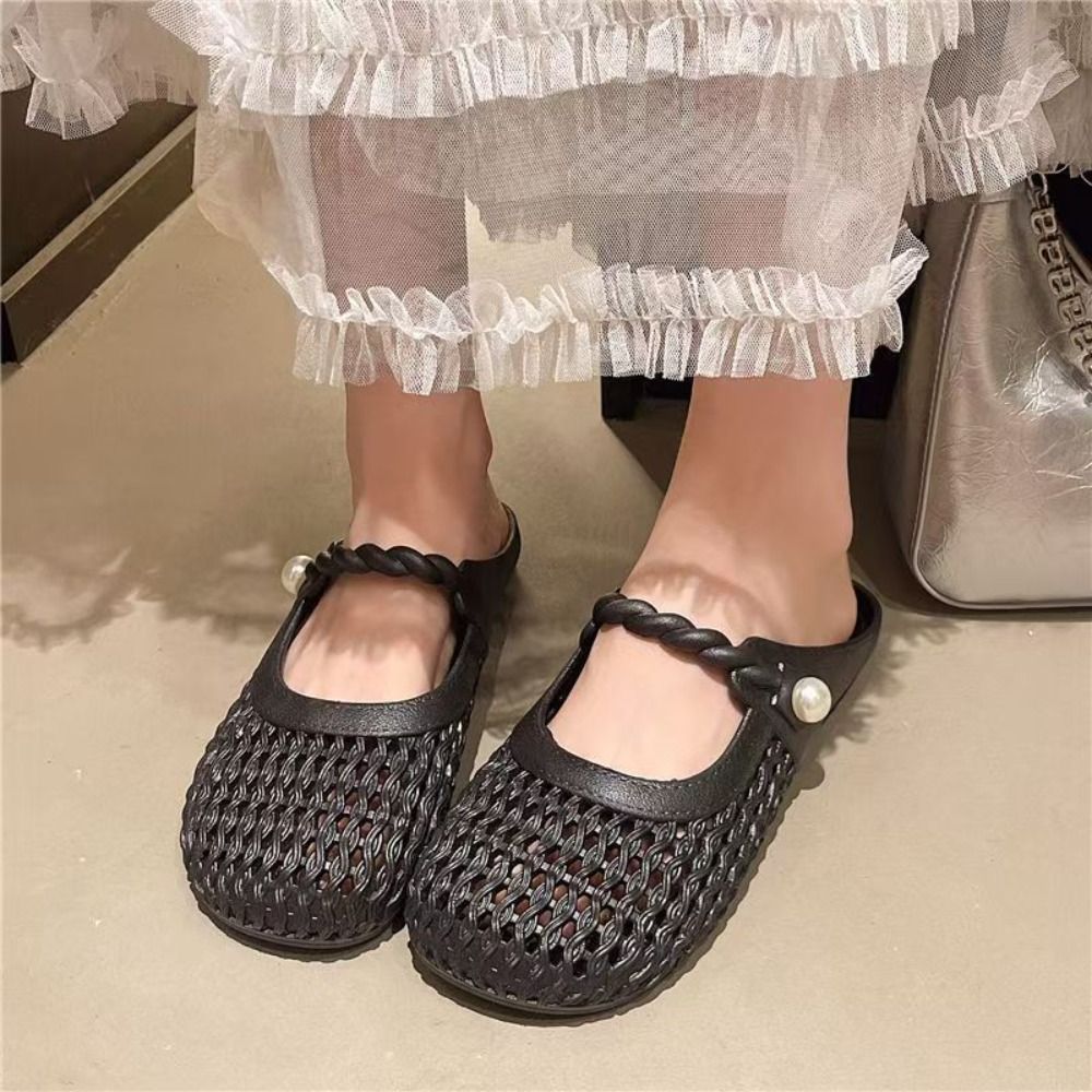 Breathable Baotou Half Slipper - Women'S Shoes Hands Free review and price