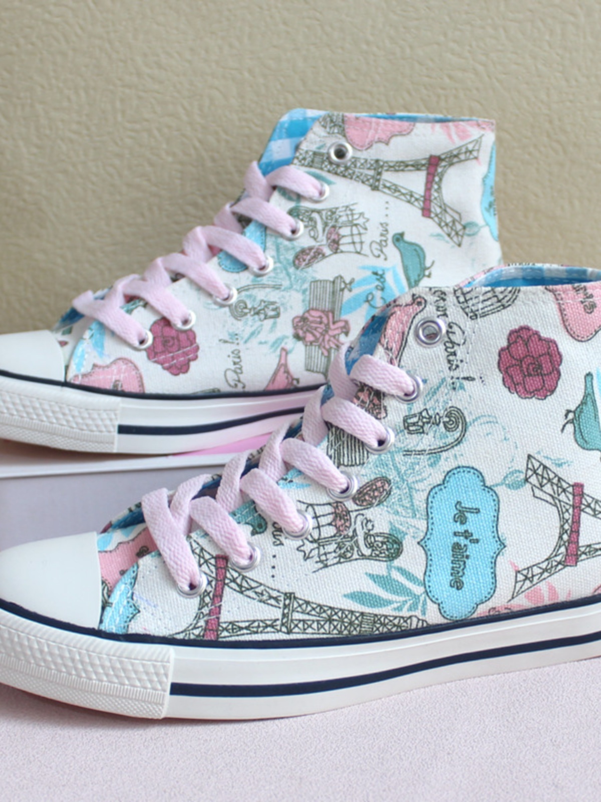 Cartoon Hand-painted New High  - Women'S Shoes Hands Free review and price