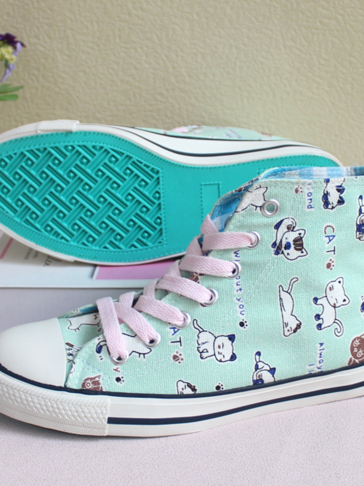 Cartoon Hand-painted New High  - Women'S Shoes Hands Free review and price