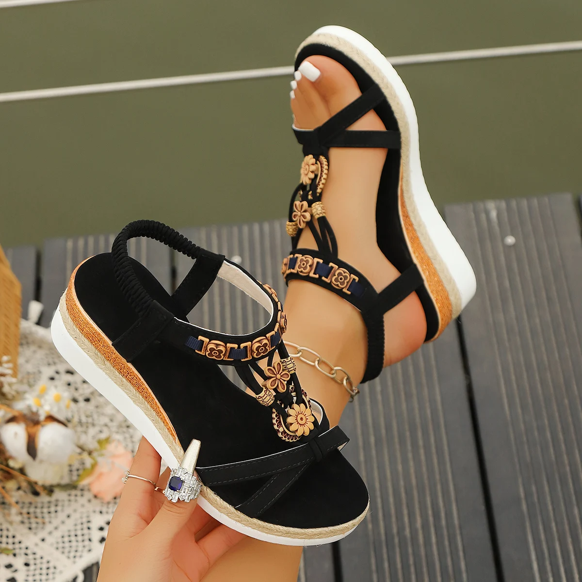 Women Wedge Sandals Summer 202 - Gladiator Sandal Women review and price