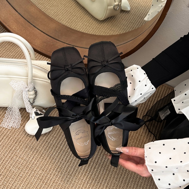 New Spring Comfortable Lace-up - Slingback Pumps Women review and price