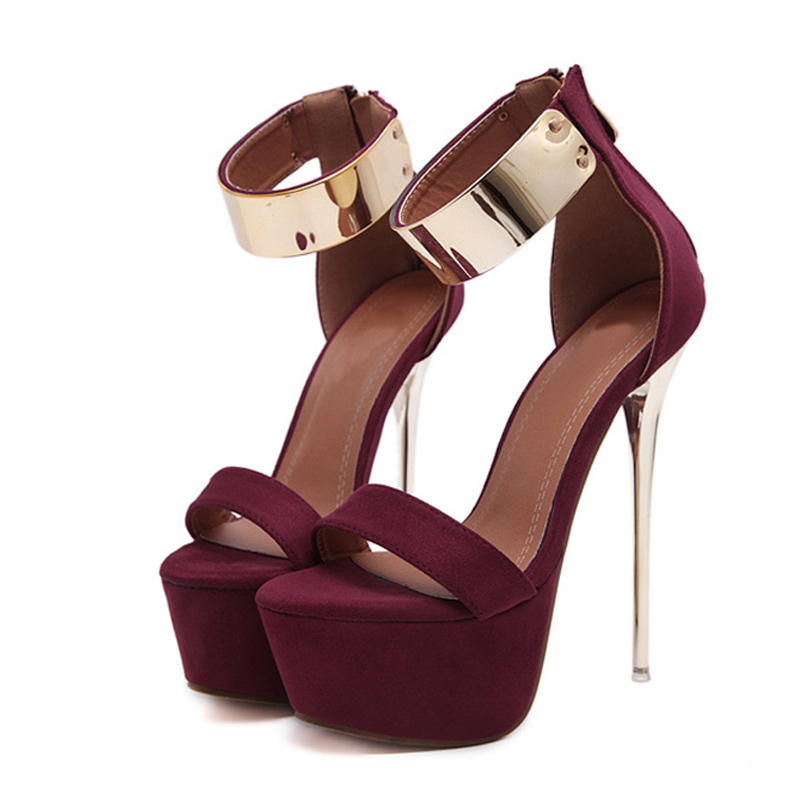 Liyke Fashion Design Metal Ank - Women Shoes Ysl review and price