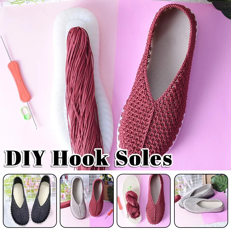 Handwoven DIY Shoes Crocheted  - Women'S Shoes Hands Free review and price