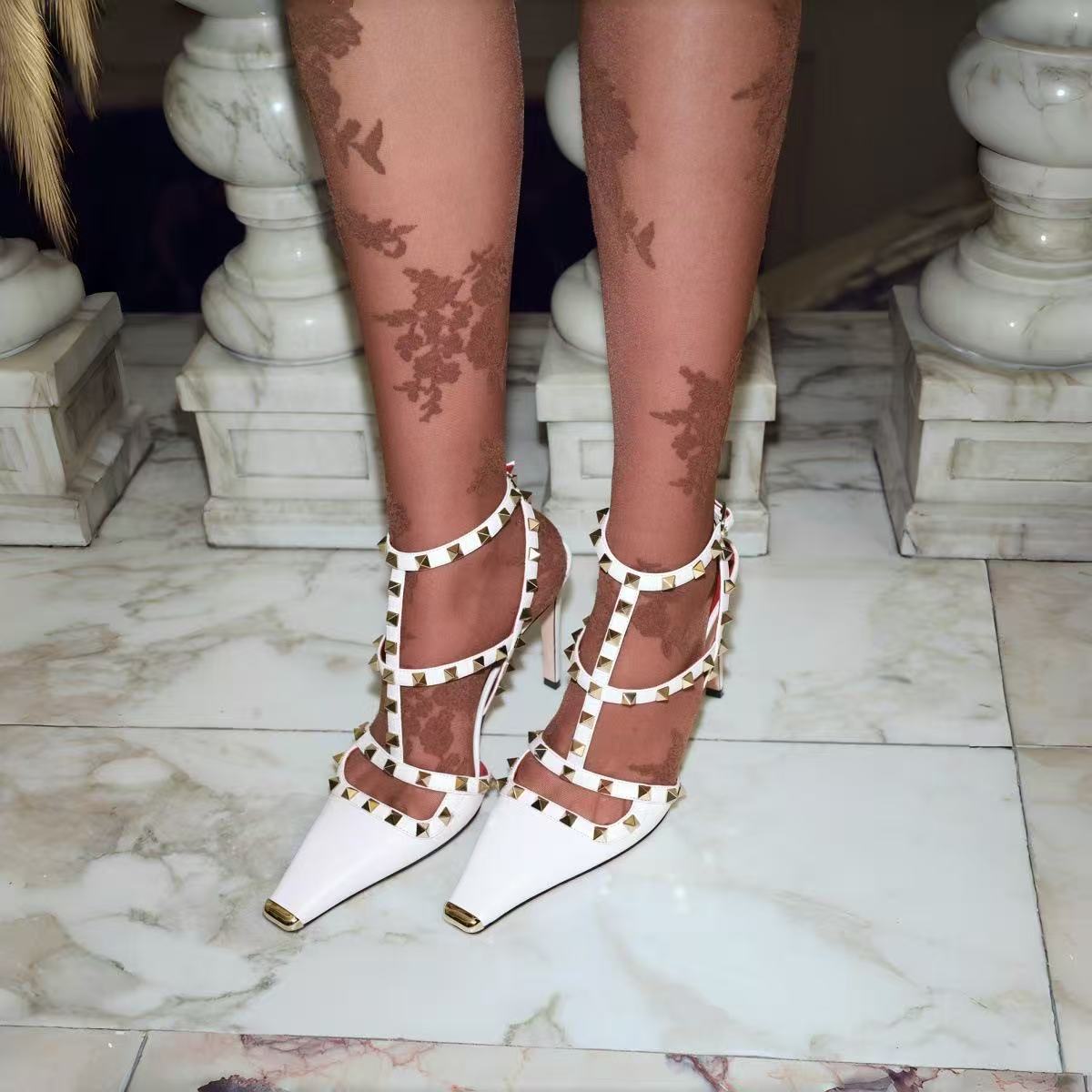 Women's Rivet Studded Pointed  - Gladiator Sandal Women review and price