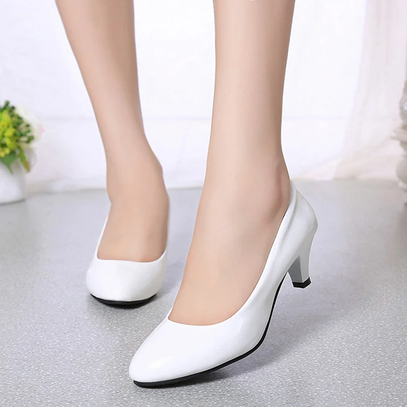 Female Pumps Nude Shallow Mout - Women'S Shoes For Work review and price