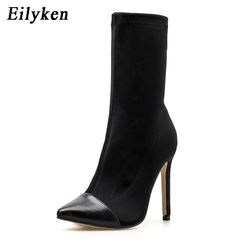 Eilyken Stretch Fabric Short A - Sock Boot Women review and price