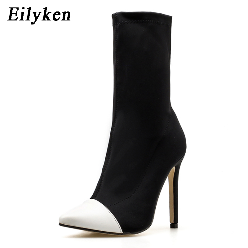 Eilyken Stretch Fabric Short A - Sock Boot Women review and price