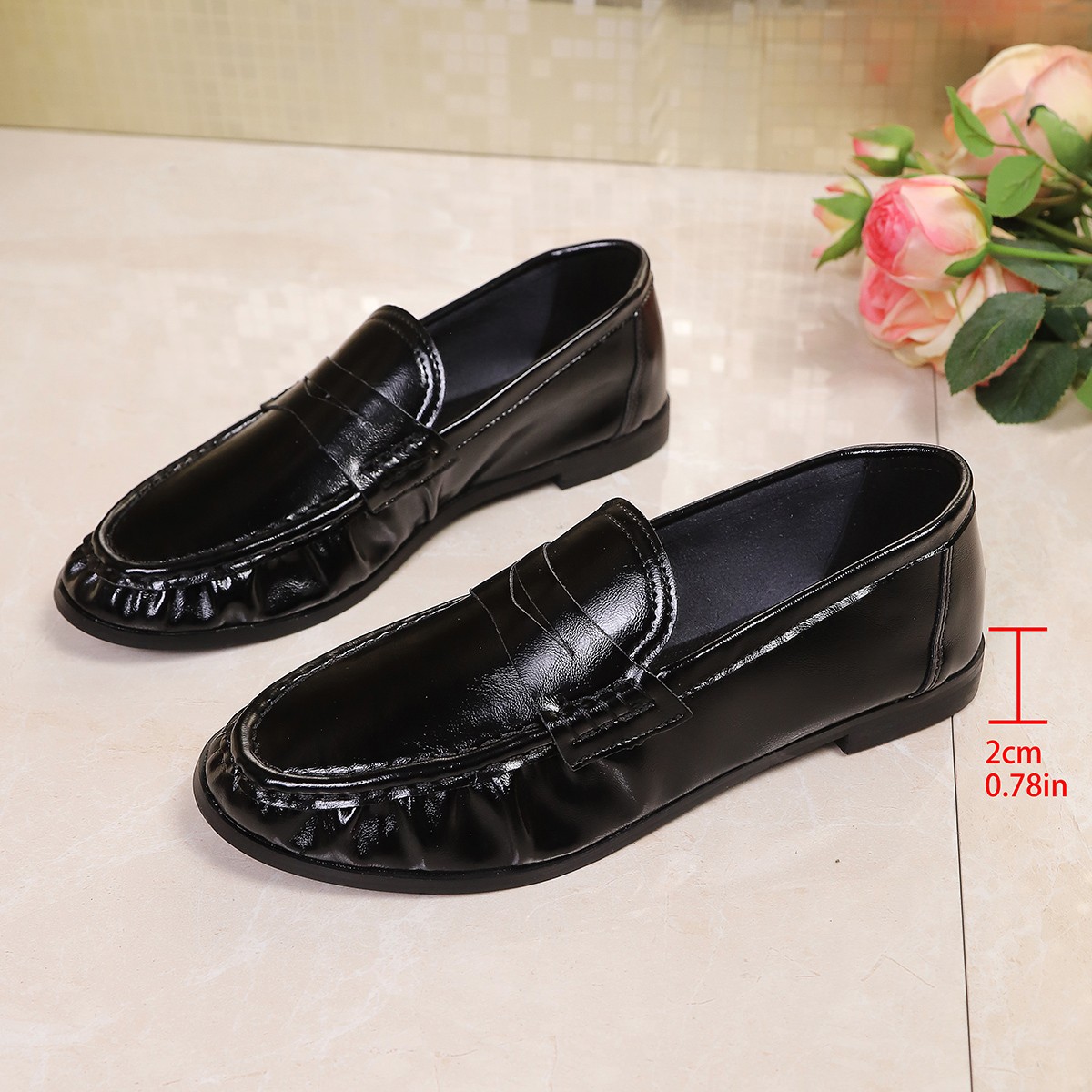 2026 Summer British Style Blac - Women'S Shoes For Work review and price