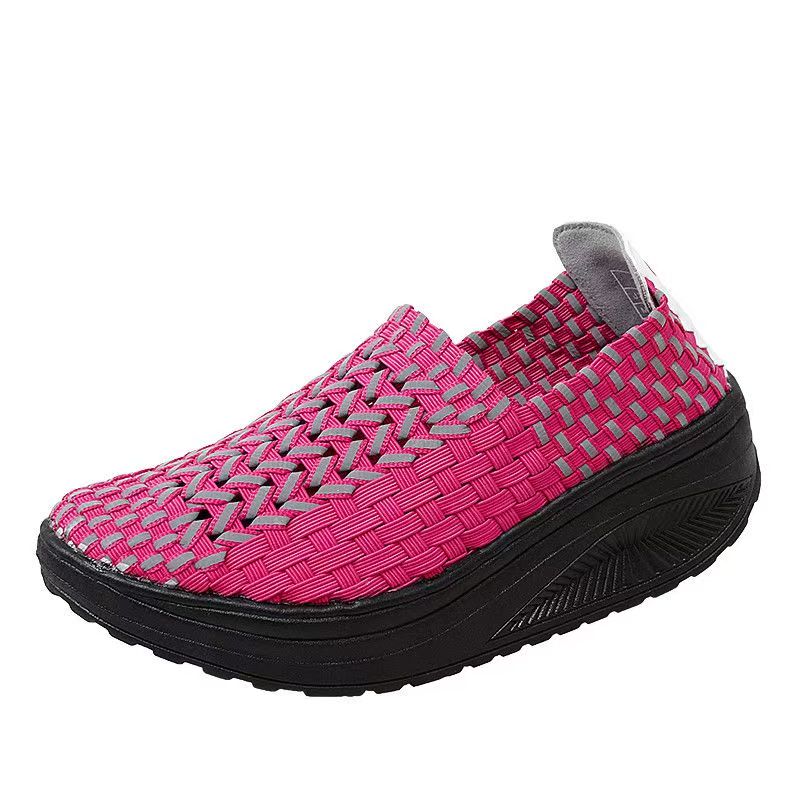 Woman Hand Woven Wedges Casual - Women'S Shoes Hands Free review and price