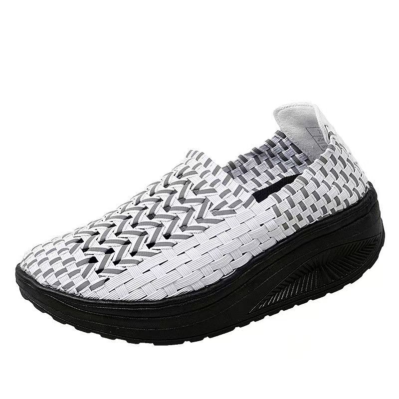 Woman Hand Woven Wedges Casual - Women'S Shoes Hands Free review and price