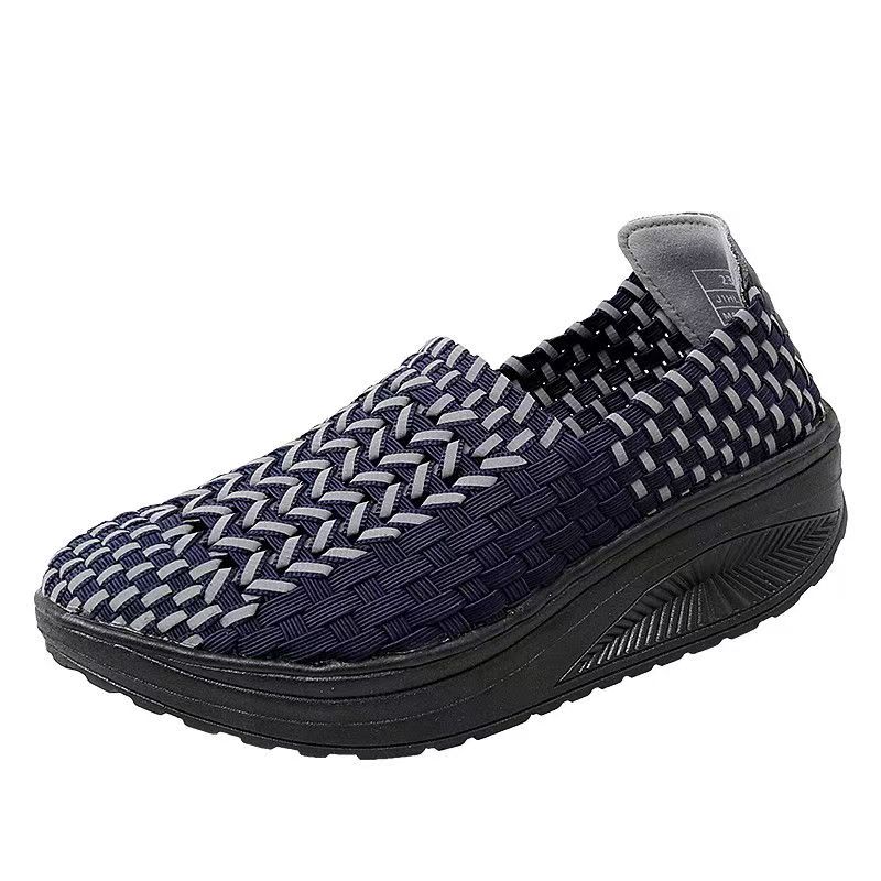 Woman Hand Woven Wedges Casual - Women'S Shoes Hands Free review and price